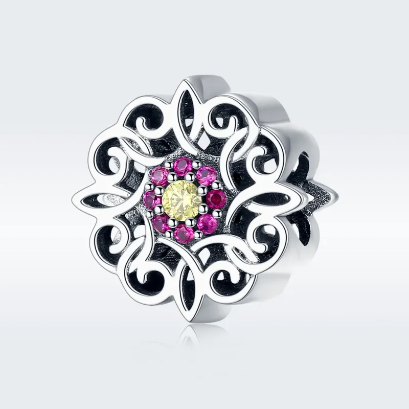 (imagine pentru) Talisman Tip Pandora Caleidoscop retro din argint - SCC1108 - Vizualizare 3