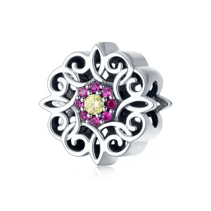 (imagine pentru) Talisman Tip Pandora Caleidoscop retro din argint - SCC1108
