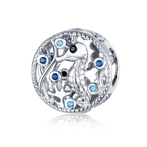 (imagine pentru) Talisman Tip Pandora Calul de mare pe îndelete din argint - BSC266