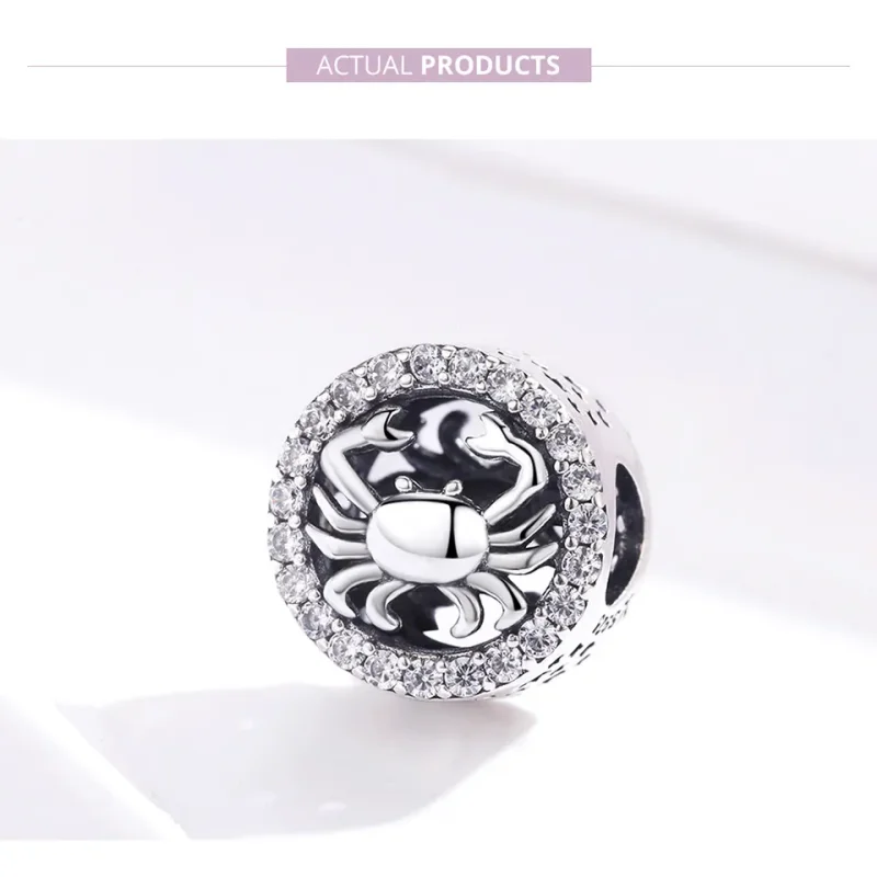 (imagine pentru) Talisman Tip Pandora Cancer din argint - SCC1213 - Vizualizare 5