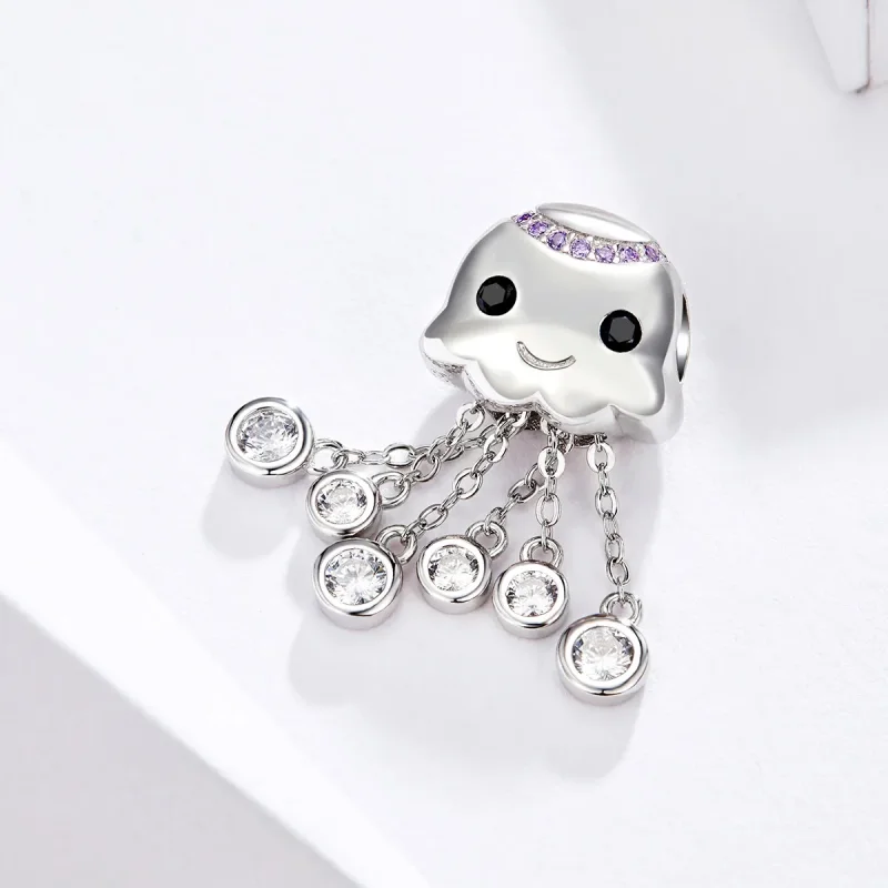 (imagine pentru) Talisman Tip Pandora Caracatiță din argint - BSC081 - Vizualizare 2