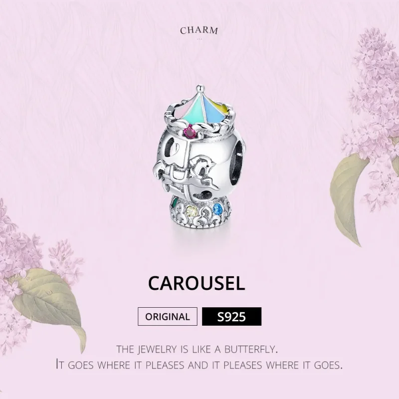 (imagine pentru) Talisman Tip Pandora Carusel din argint - SCC1499 - Vizualizare 6