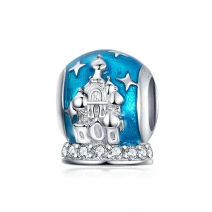 (imagine pentru) Talisman Tip Pandora Castelul de cristal din argint - SCC1225