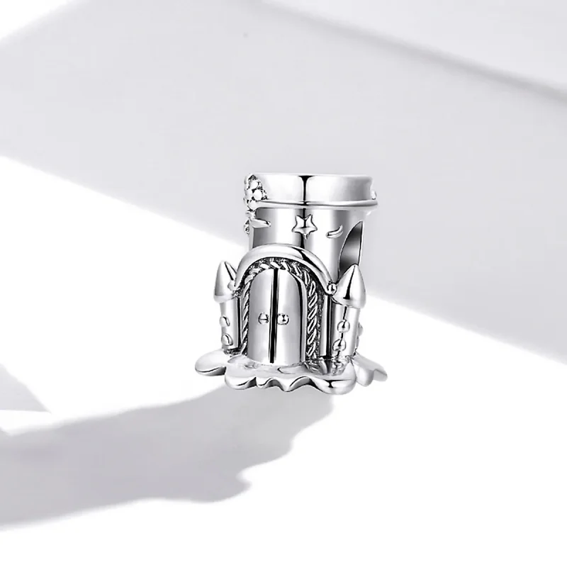 (imagine pentru) Talisman Tip Pandora Castelul Pădurii din argint - SCC1866 - Vizualizare 2