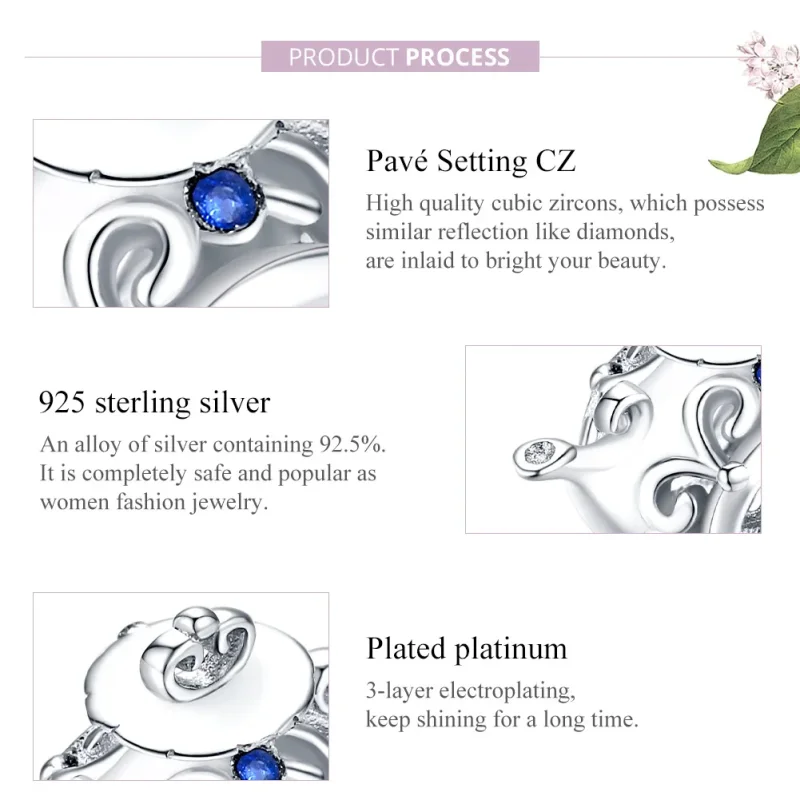 (imagine pentru) Talisman Tip Pandora Ceainic gol din argint - BSC274 - Vizualizare 8