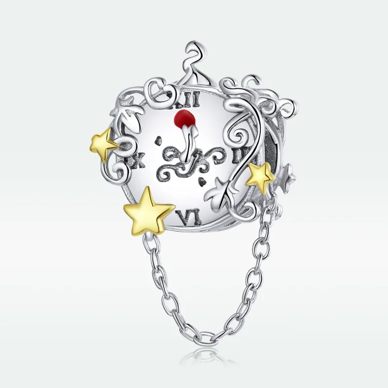 (imagine pentru) Talisman Tip Pandora Ceas magic în două tonuri în două nuanțe - BSC406 - Vizualizare 5