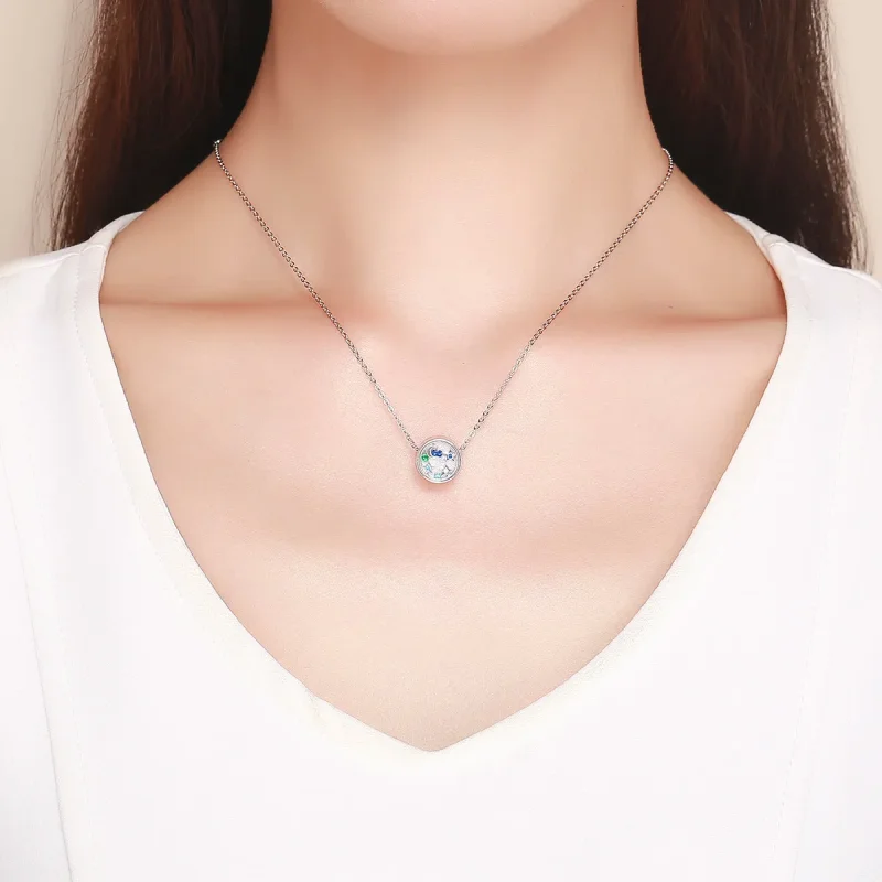 (imagine pentru) Talisman Tip Pandora Cer înstelat din argint - BSC042 - Vizualizare 5