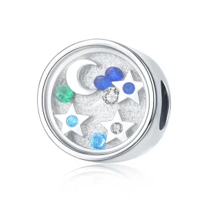 (imagine pentru) Talisman Tip Pandora Cer înstelat din argint - BSC042