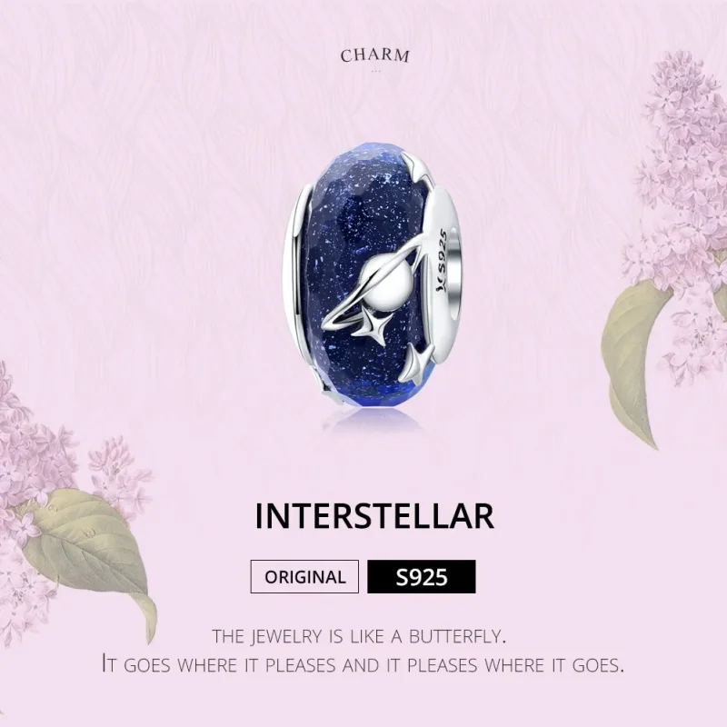 (imagine pentru) Talisman Tip Pandora Cer înstelat din argint - SCC1284 - Vizualizare 2