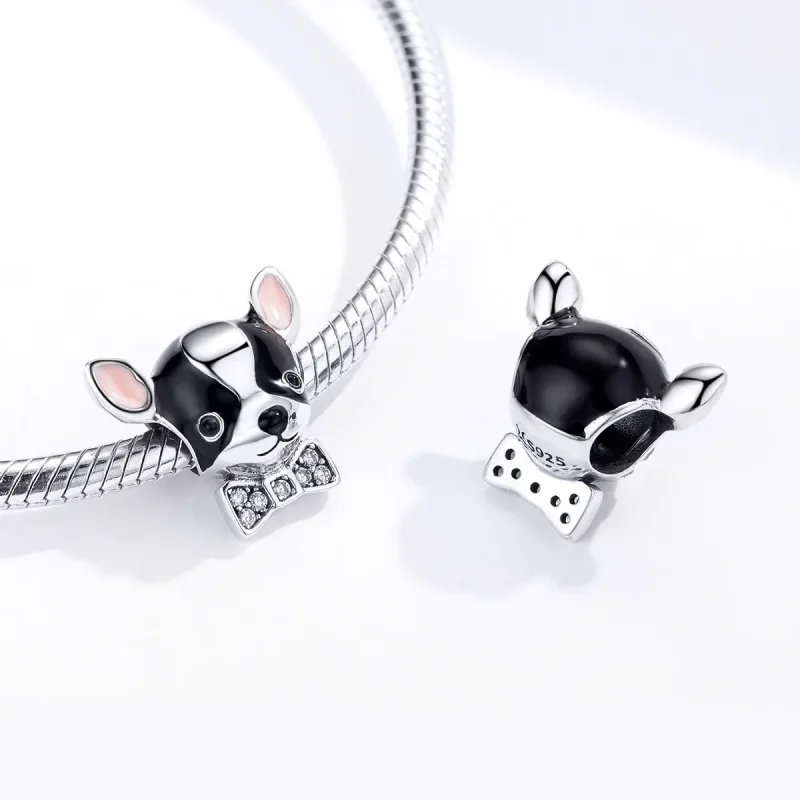 (imagine pentru) Talisman Tip Pandora Chihuahua din argint - SCC1310 - Vizualizare 4
