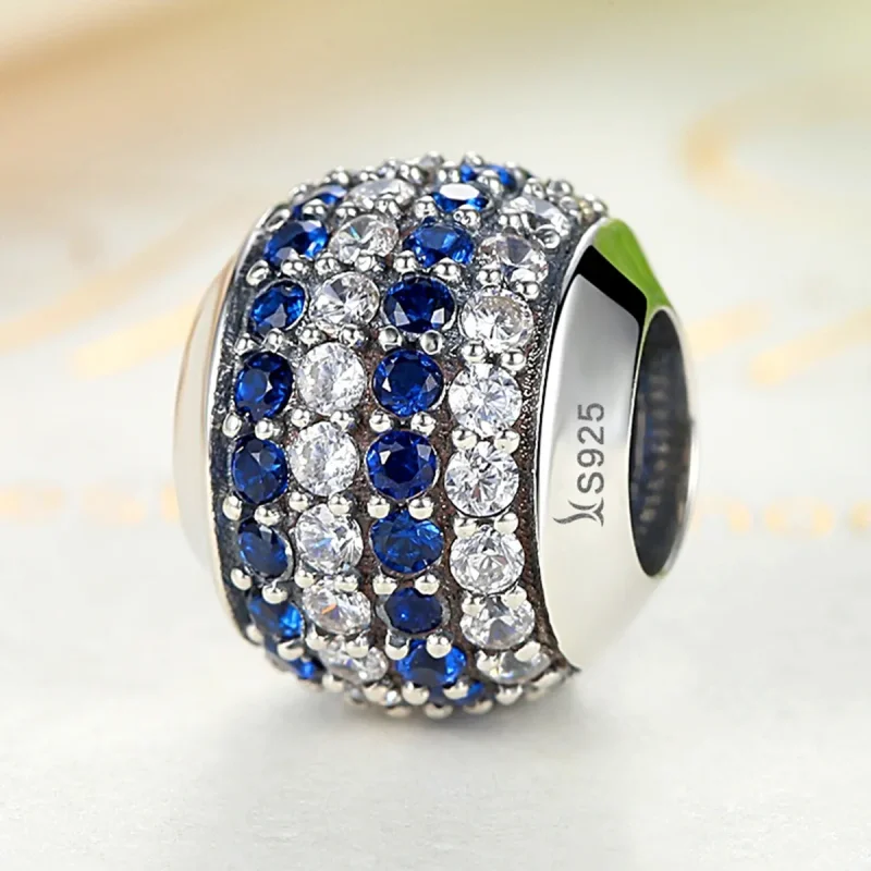 (imagine pentru) Talisman Tip Pandora Coasta Albastră din argint - SCC104 - Vizualizare 2