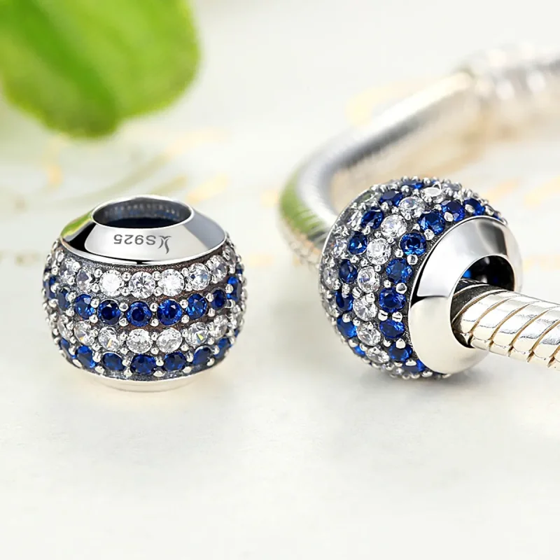 (imagine pentru) Talisman Tip Pandora Coasta Albastră din argint - SCC104 - Vizualizare 3