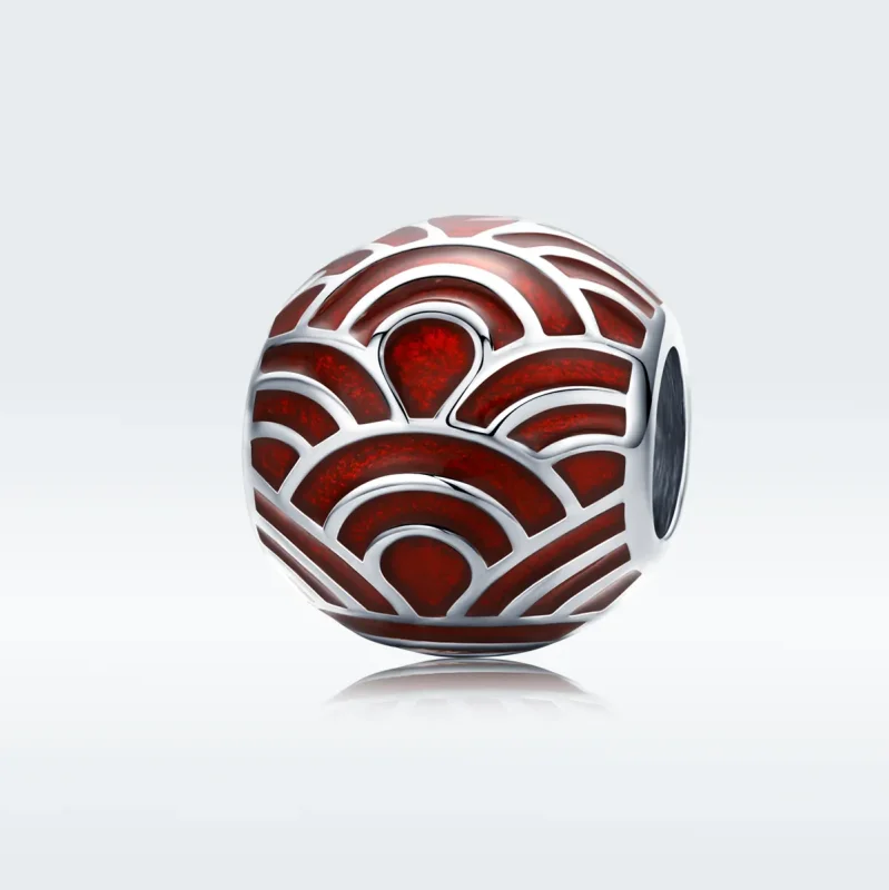 (imagine pentru) Talisman Tip Pandora Colorat din argint - BSC133 - Vizualizare 5