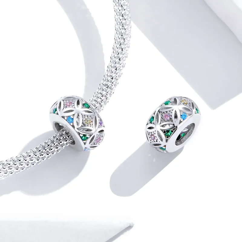 (imagine pentru) Talisman Tip Pandora Colorat din argint - BSC224 - Vizualizare 4