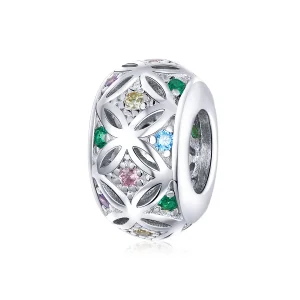 (imagine pentru) Talisman Tip Pandora Colorat din argint - BSC224