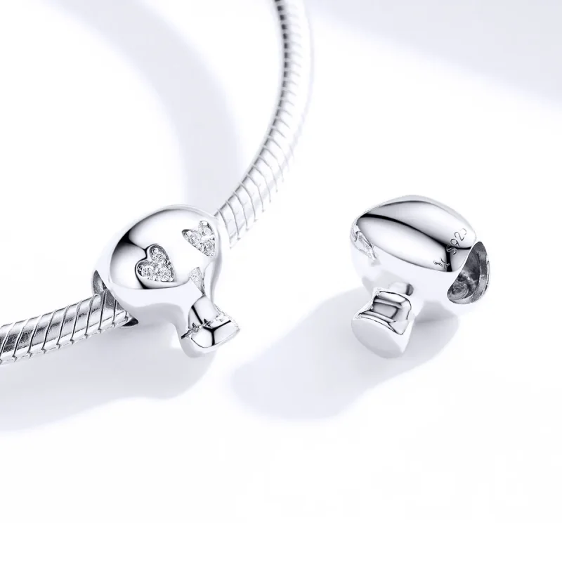 (imagine pentru) Talisman Tip Pandora Craniu de Halloween din argint - SCC1362 - Vizualizare 4
