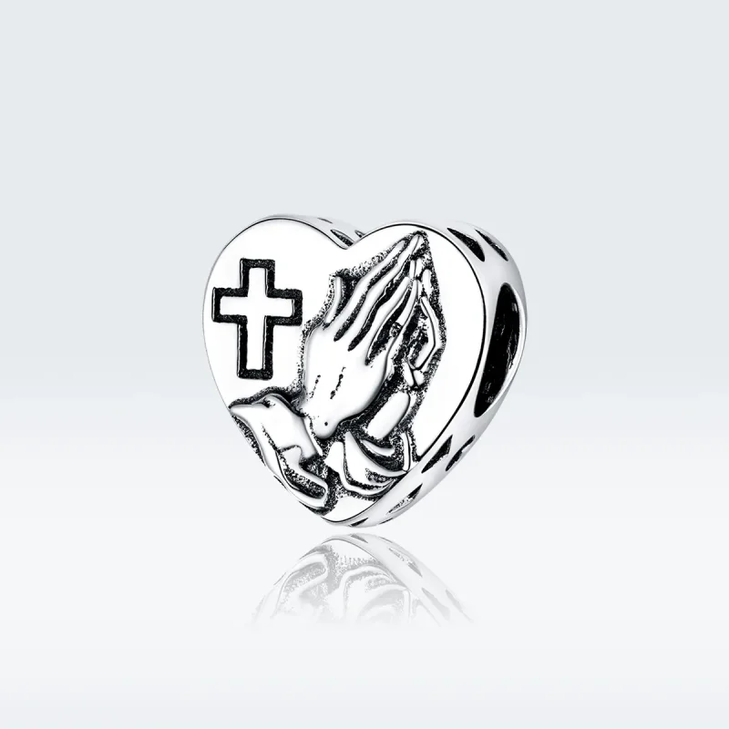(imagine pentru) Talisman Tip Pandora Credinţă din argint - BSC317 - Vizualizare 5