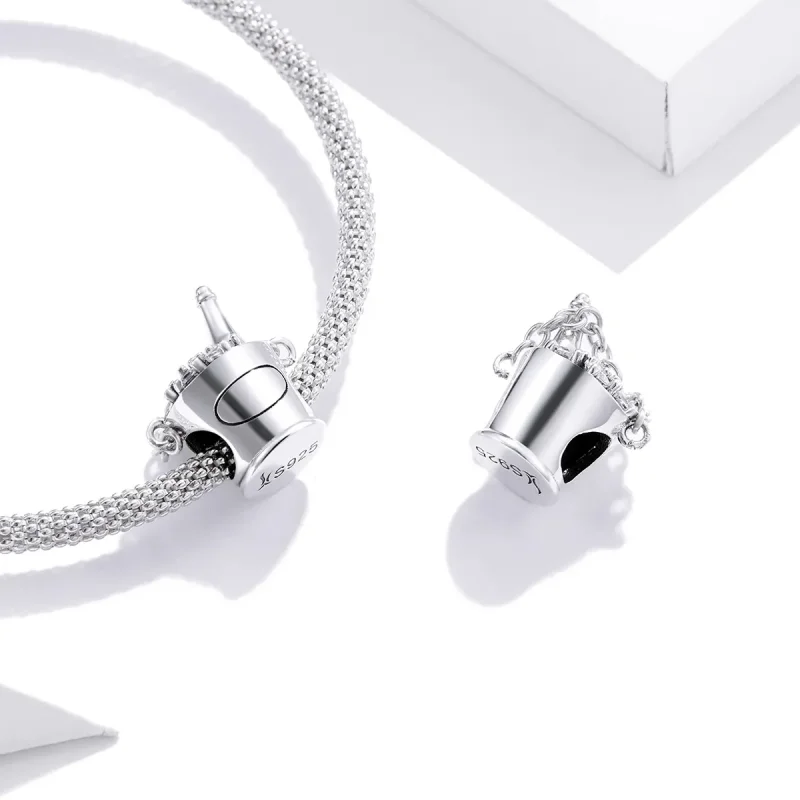 (imagine pentru) Talisman Tip Pandora Cupa cu sampanie din argint - SCC1687 - Vizualizare 4
