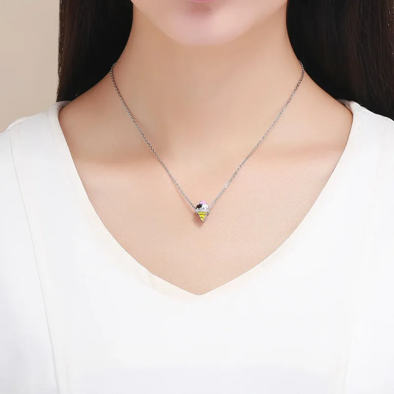 (imagine pentru) Talisman Tip Pandora Cute Inghetata din argint - SCC1129 - Vizualizare 5