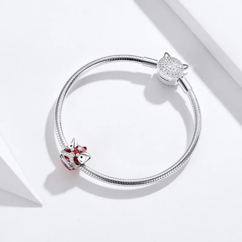 (imagine pentru) Talisman Tip Pandora Dansul leului din argint - BSC086 - Vizualizare 4