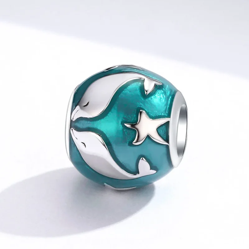 (imagine pentru) Talisman Tip Pandora Delfin din argint - SCC1295 - Vizualizare 4