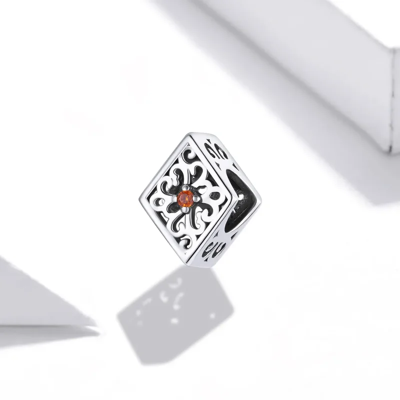 (imagine pentru) Talisman Tip Pandora Diamant din argint - SCC1825 - Vizualizare 2