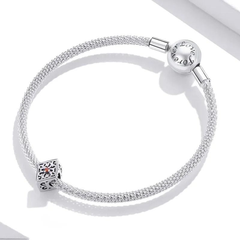 (imagine pentru) Talisman Tip Pandora Diamant din argint - SCC1825 - Vizualizare 3