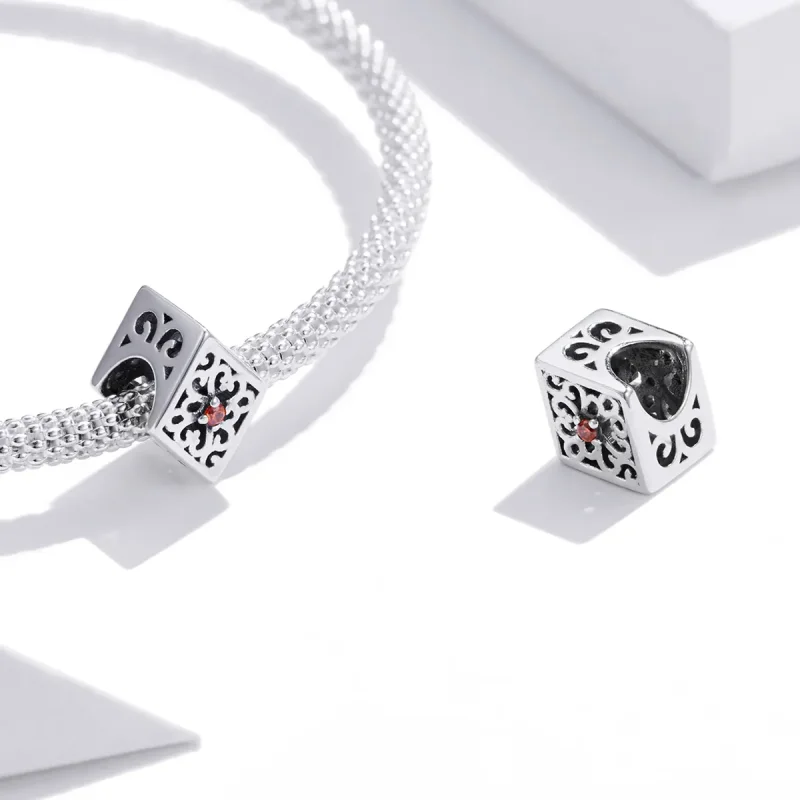 (imagine pentru) Talisman Tip Pandora Diamant din argint - SCC1825 - Vizualizare 4