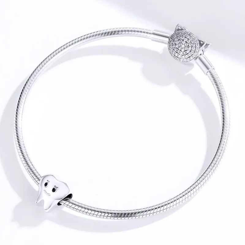 (imagine pentru) Talisman Tip Pandora Dinte din argint - SCC1401 - Vizualizare 3