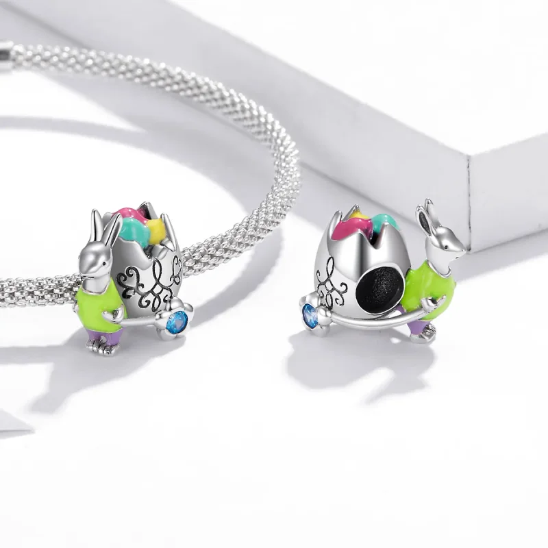 (imagine pentru) Talisman Tip Pandora Domnule Iepure din argint - SCC1755 - Vizualizare 4