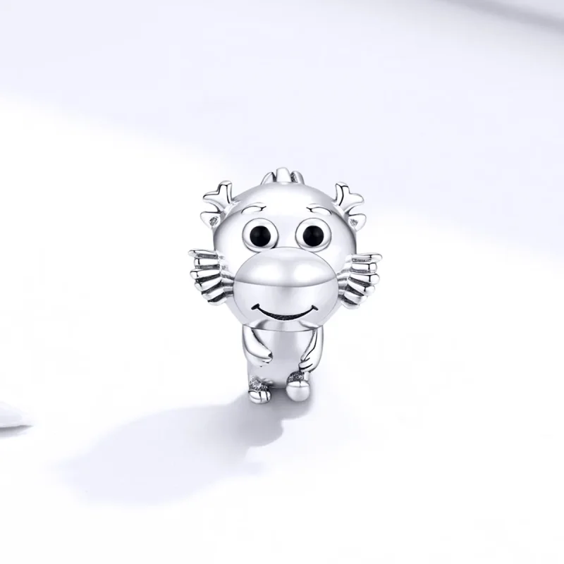 (imagine pentru) Talisman Tip Pandora Dragon Baby din argint - SCC1489 - Vizualizare 2