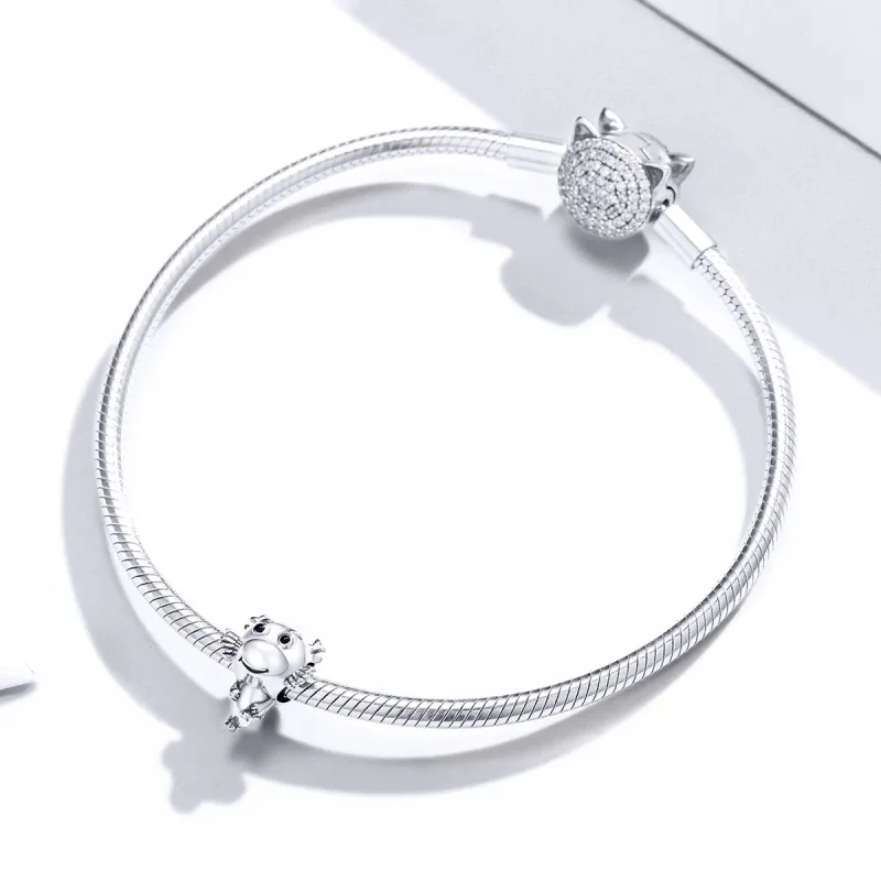 (imagine pentru) Talisman Tip Pandora Dragon Baby din argint - SCC1489 - Vizualizare 3