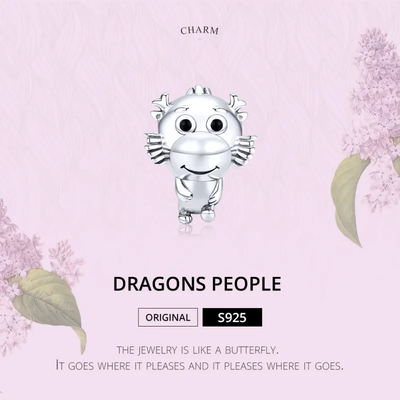 (imagine pentru) Talisman Tip Pandora Dragon Baby din argint - SCC1489 - Vizualizare 6