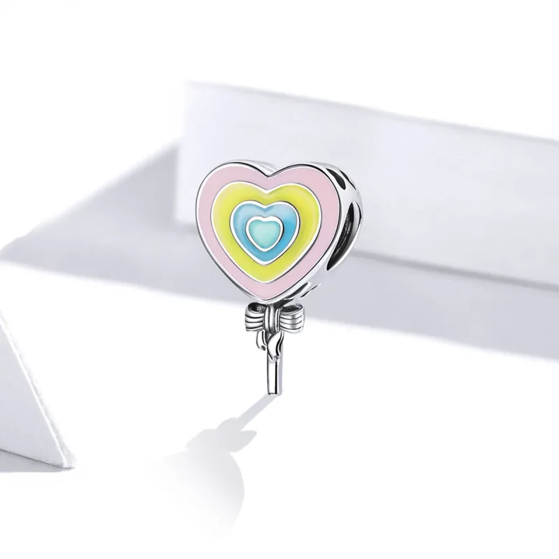 (imagine pentru) Talisman Tip Pandora Dragoste Lollipop din argint - SCC1746 - Vizualizare 2