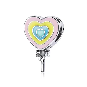 (imagine pentru) Talisman Tip Pandora Dragoste Lollipop din argint - SCC1746