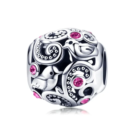 (imagine pentru) Talisman Tip Pandora Dragoste Messenger din argint - SCC1014