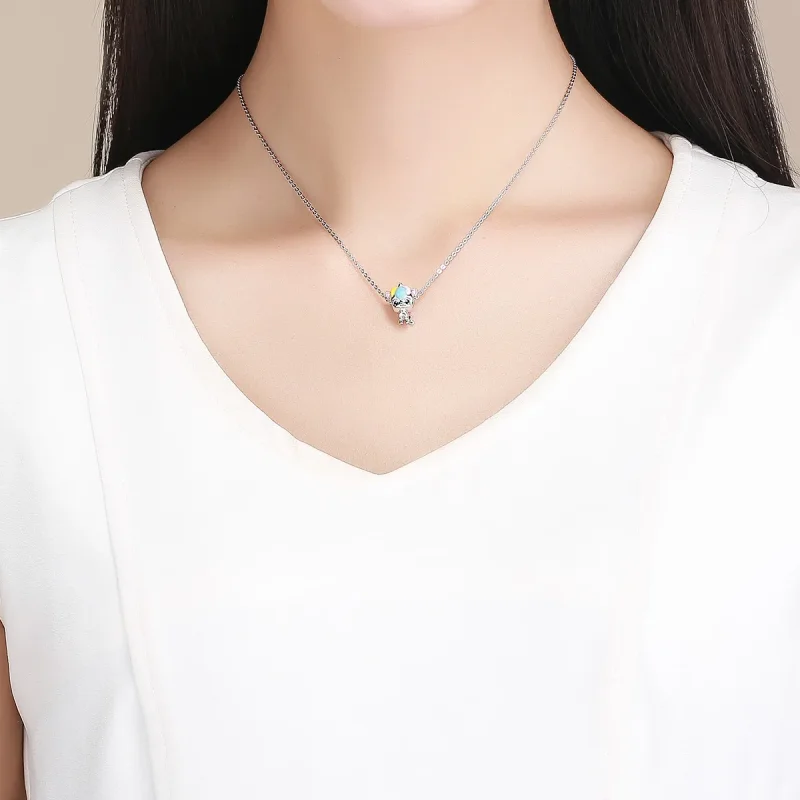 (imagine pentru) Talisman Tip Pandora Drăguț Unicorn din argint - BSC059 - Vizualizare 5