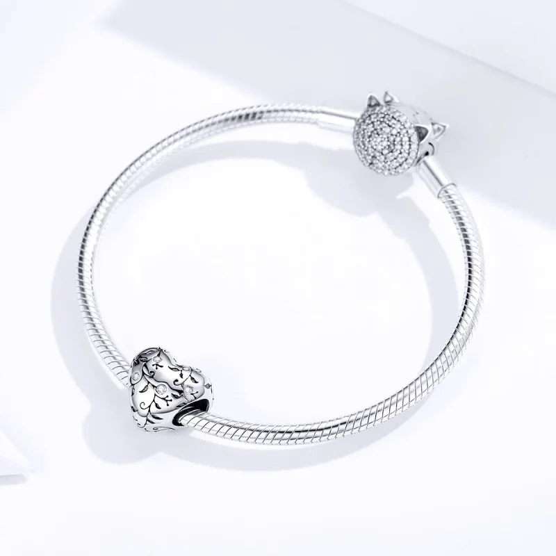 (imagine pentru) Talisman Tip Pandora Modele retro din argint - SCC1323 - Vizualizare 3