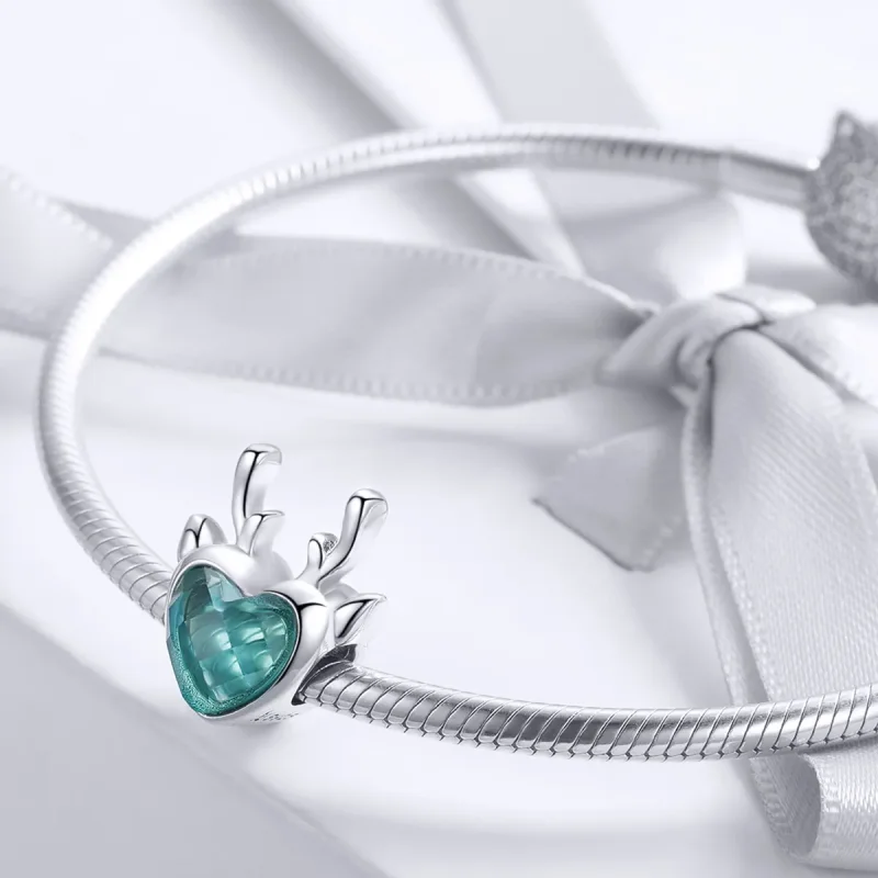 (imagine pentru) Talisman Tip Pandora Elan din argint - SCC1022 - Vizualizare 3