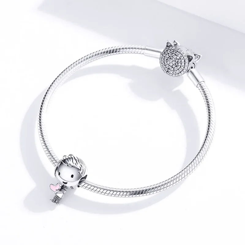 (imagine pentru) Talisman Tip Pandora Este un baiat din argint - SCC1334 - Vizualizare 3