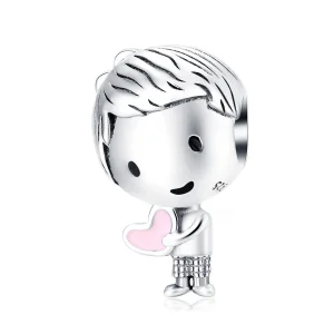 (imagine pentru) Talisman Tip Pandora Este un baiat din argint - SCC1334