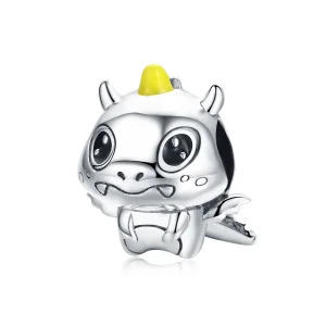 (imagine pentru) Talisman Tip Pandora Eu sunt Dragon din argint - BSC060