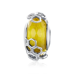 (imagine pentru) Talisman Tip Pandora Fagure din argint - SCC1073