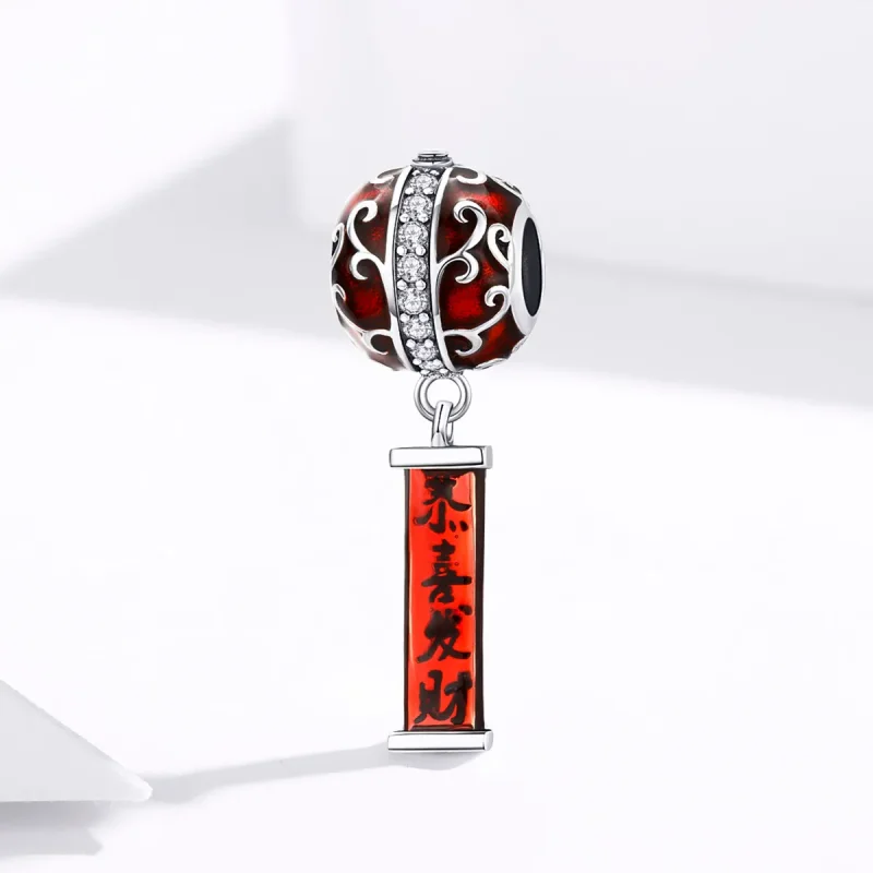 (imagine pentru) Talisman Tip Pandora Felinar din argint - BSC134 - Vizualizare 3