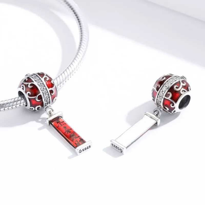 (imagine pentru) Talisman Tip Pandora Felinar din argint - BSC134 - Vizualizare 4
