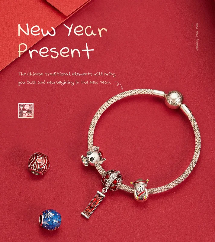 (imagine pentru) Talisman Tip Pandora Felinar din argint - BSC134 - Vizualizare 7