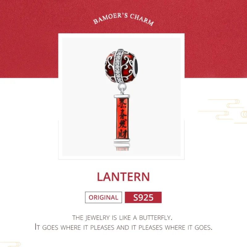 (imagine pentru) Talisman Tip Pandora Felinar din argint - BSC134 - Vizualizare 8