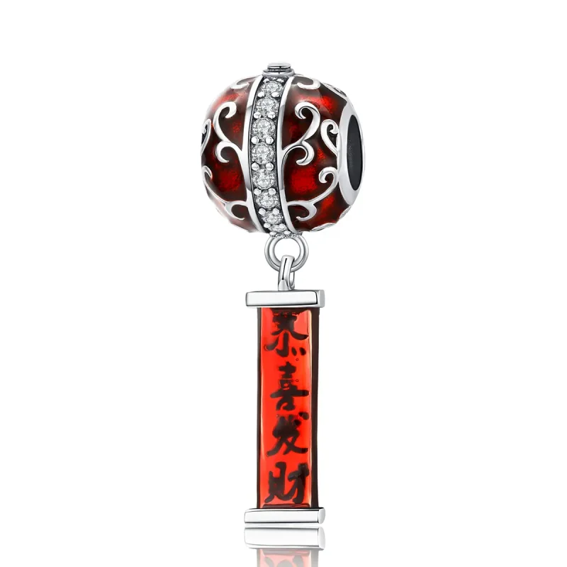 (imagine pentru) Talisman Tip Pandora Felinar din argint - BSC134