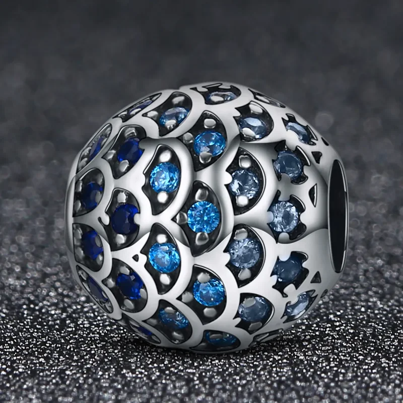 (imagine pentru) Talisman Tip Pandora Fiica lui Ocean din argint - SCC169 - Vizualizare 2