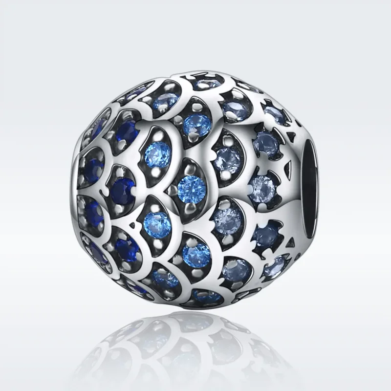 (imagine pentru) Talisman Tip Pandora Fiica lui Ocean din argint - SCC169 - Vizualizare 3